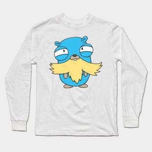 Weird Bearded Gopher Long Sleeve T-Shirt